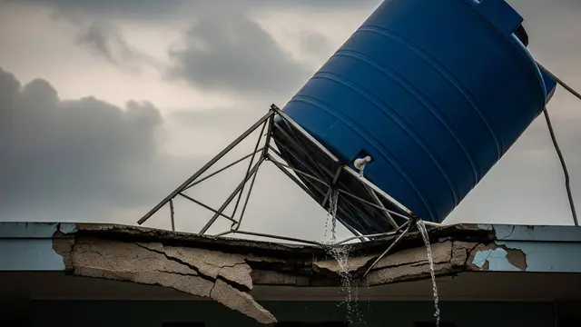 Jangan pasang toren air sembarangan di atap rumah