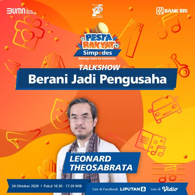 Hadirkan Juga Leonard Theosbrata sebagai Pembicara
