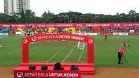 Hujan Mengganggu Acara David Beckham di Jakarta