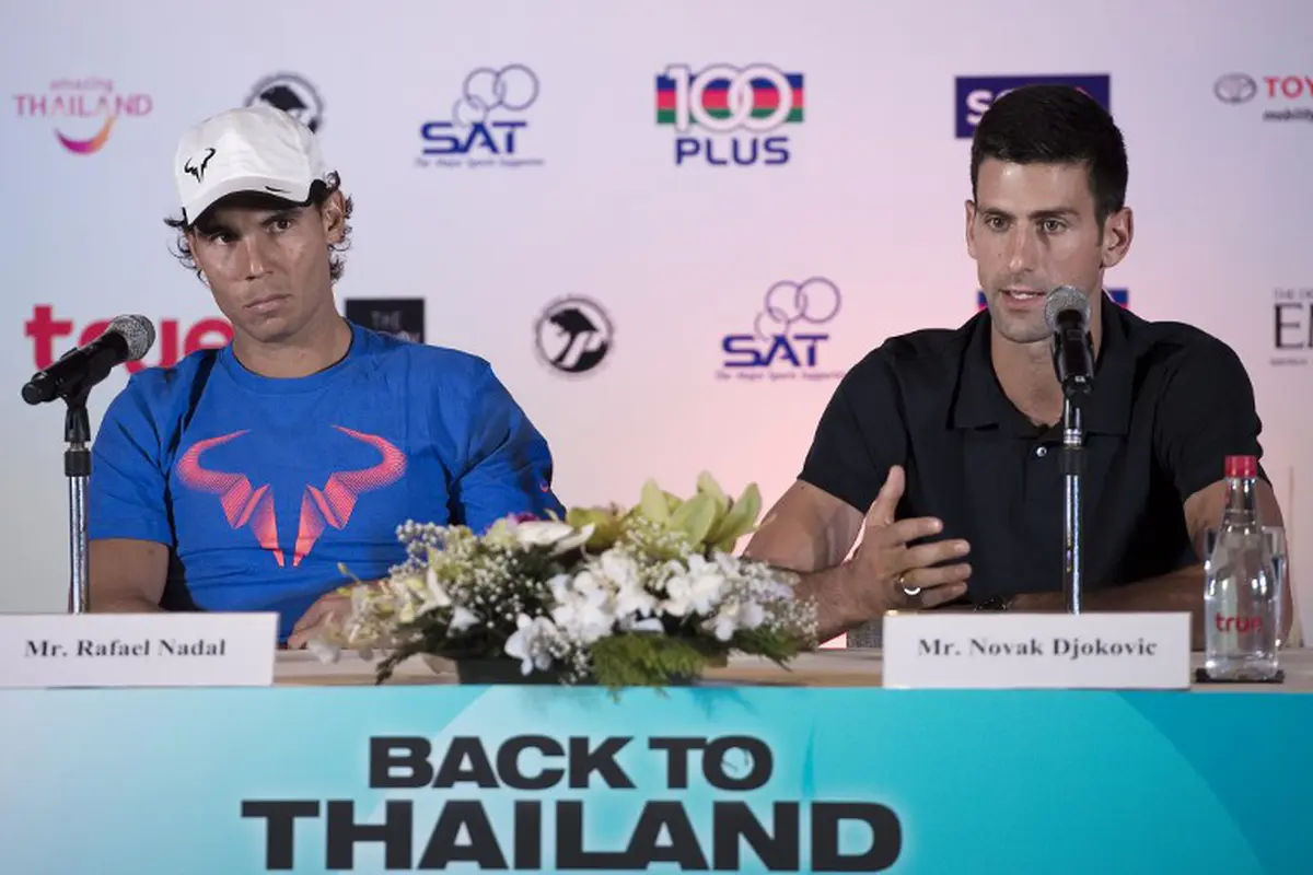 Rafael Nadal - Novak Djokovic (AFP PHOTO / Nicolas ASFOURI)