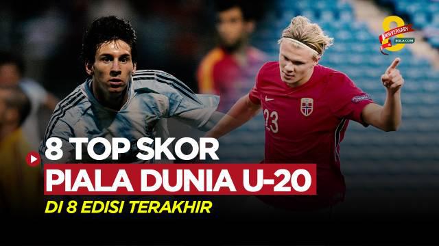 Berita Motion grafis deretan pencetak gol terbanyak di ajang Piala Dunia U-20 dalam 8 edisi terakhir. Mulai dari Lionel Messi hingga Erling Haaland termasuk di dalam daftarnya.