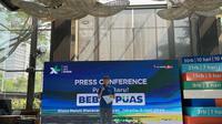 Chief Commercial Officer - Consumer XL Axiata David Arcelus Oses meluncurkan paket Bebas Puas, kuota internet yang bisa dibeli pelanggan sesuai kebutuhan dan isi kantong, di Jakarta, Rabu (5/4/2024). (Liputan6.com/ Agustin Setyo Wardani)