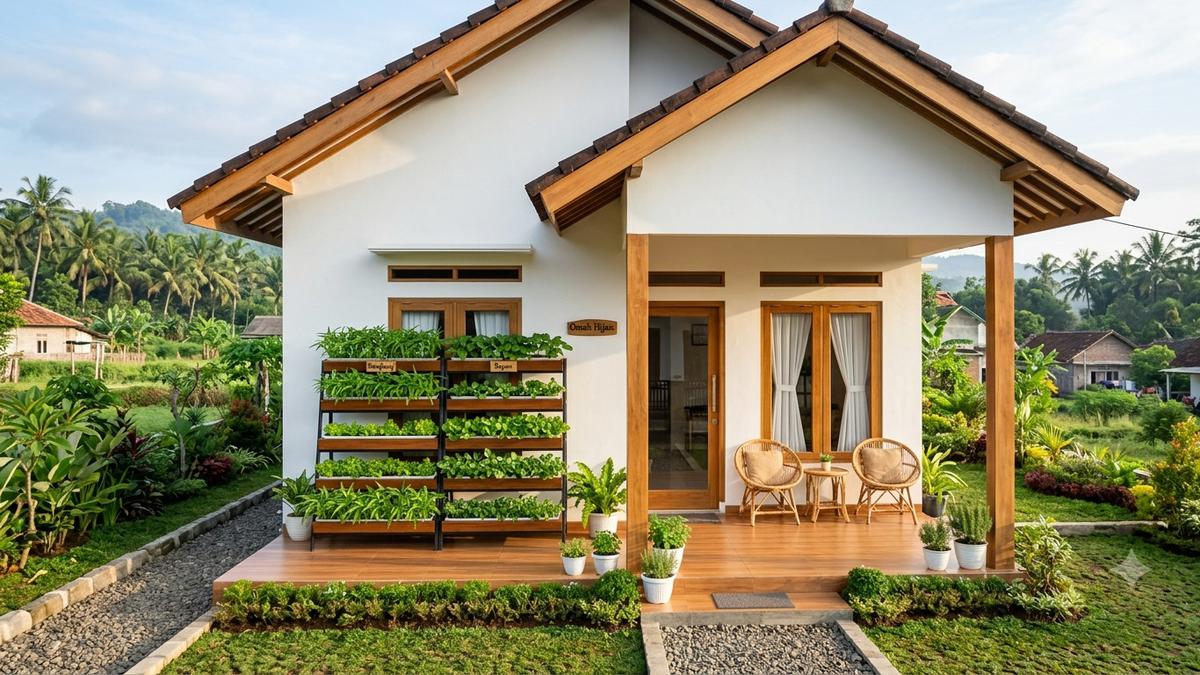 9 Inspirasi Rumah Desa dengan Kebun Mini yang Bisa Menghemat Pengeluaran Bulanan