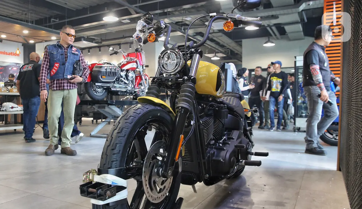 Pergesaran gaya hidup dan hobi menjadi salah satu faktor yang ikut mendorong perkembangan pasar motor besar di Indonesia menjadi semakin kompetitif. (Liputan6.com/Angga Yuniar)