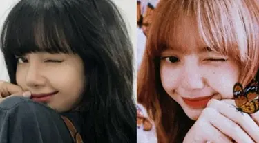 Selebgram sekaligus TikTokers, Shella Ganiswara sempat viral beberapa waktu lalu karena wajahnya mirip dengan Lalisa Manoban. Pose foto keduanya pun saat mengedipkan mata satu curi perhatian karena bak pinang di belah dua. (Liputan6.com/lalalalisa_m/itsegans)