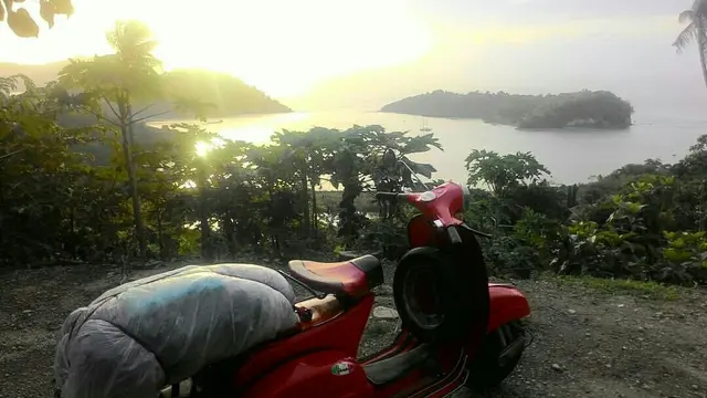 Keliling Indonesia dengan Vespa Tua, Trigel berhasil melawan rasa takutnya.