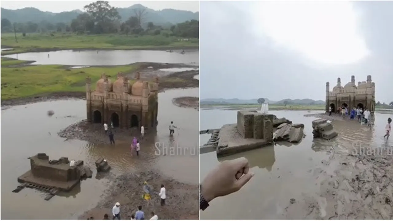 Terendam Selama 3 Dekade, Masjid Berusia 120 Tahun Ini Muncul Lagi ke Permukaan