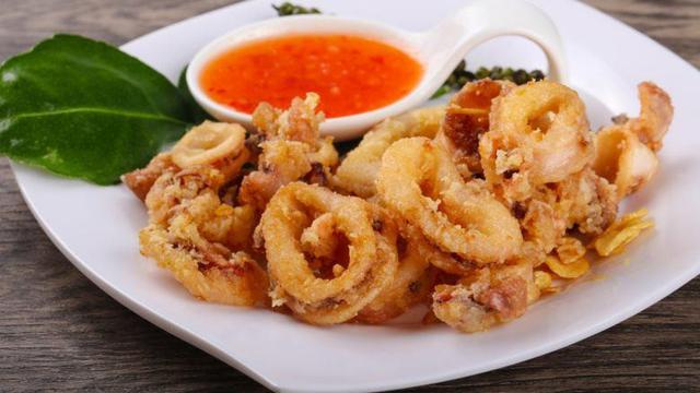 Cumi Crispy Saus Madu.