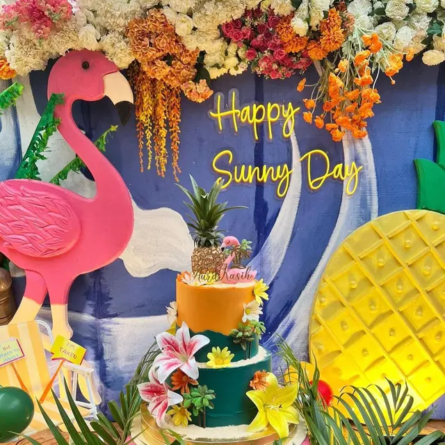 Potret dekorasi ulang tahun Aura Kasih (Sumber: Instagram/aurakasih)