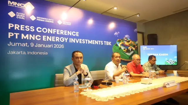 Konferensi Pers PT MNC Energy Investments Tbk (IATA). Dok istimewa