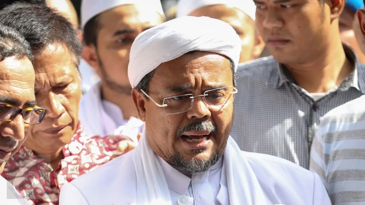 20170123- Imam Besar FPI Habib Rizieq Syihab di Polda Metro Jaya-Jakarta- Faizal Fanani		