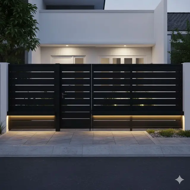 Model Pagar Rumah Minimalis Terbaru by Meta AI