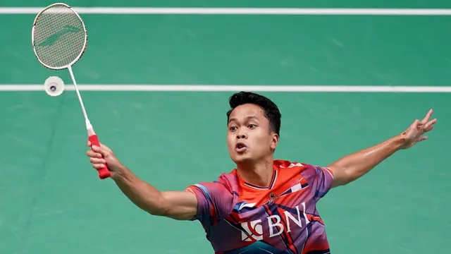 Anthony Ginting Lolos ke Perempat Final Malaysia Open 2023 Usai Taklukkan Anders Antonsen