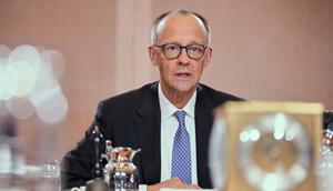 Friedrich Merz terpilih sebagai kanselir ke-10 Republik Federal Jerman, Selasa (6/5/2025). (AP/Ebrahim Naroozi)