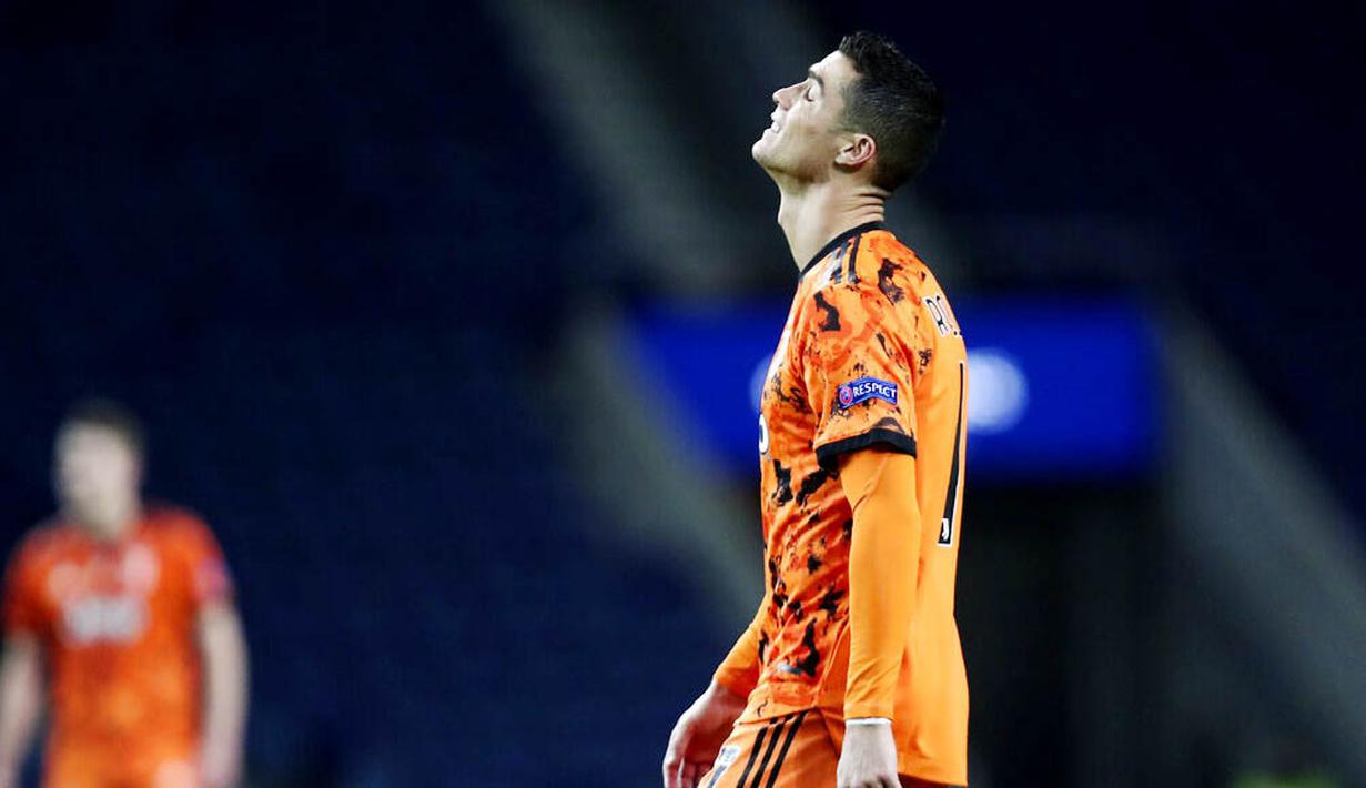 Total dari 7 kali menghadapi Porto di sepanjang kariernya, Cristiano Ronaldo hanya mampu mencetak satu gol dengan meraih 1 kemenangan dan 4 kali menderita kekalahan. (AP Photo/Luis Vieira)