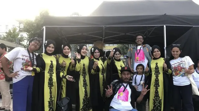 Tampilan Grup Nasida Ria Asal Semarang di Festival Jerman, credit: @nasidariasemarang