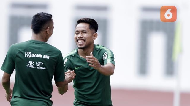 Piala AFF 2018: Latihan Timnas Indonesia