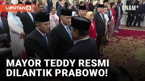 VIDEO: Ditemani Sang Ibu, Mayor Teddy Resmi Dilantik Jadi Sekretaris Kabinet