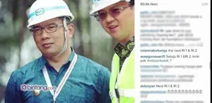 Bagaimana jika Ahok dan Ridwan Kamil foto bareng dan foto tersebut di unggah ke Instagram? Simak komentar Netizen.