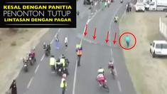 Video Tour Cycliste Antenne Reunion perlombaan balap sepeda di Prancis terjadi insiden kecelakaan di dekat garis finis yang di lakukan oleh salah satu ayah peserta pebalap sepeda.
