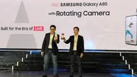 Peluncuran Samsung Galaxy A80 di Jakarta. Liputan6.com/Agustinus Mario Damar