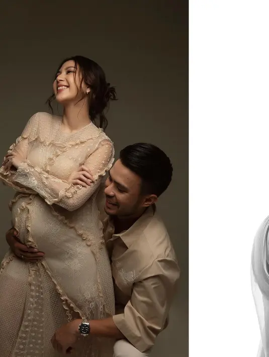 Jessica Mila juga baru saja membagikan momen maternity shootnya yang tak kalah memukau. Ia dibalut outfit nude memancarkan kecantikan sempurna seorang calon ibu baru. [Foto: Instagram/jscmila]
