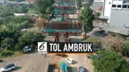 Setelah kejadian ambruknya tiang tol Bogor Outer Ring Road kemarin, kini penataan kembali lokasi terus dilakukan. Arus lalu lintas dibuka meskipun hanya satu lajur.