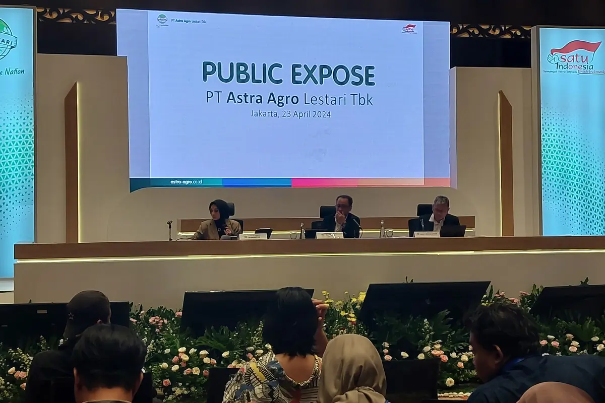 Paparan publik PT Astra Agro Lestari Tbk (AALI), Selasa (23/4/2024). (Foto: Liputan6.com/Arief RH)
