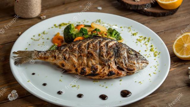 Ilustrasi masakan ikan