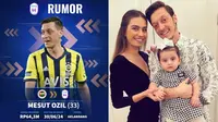 6 Potret Mesut Ozil Bareng Keluarga, Calon Pemain RANS Cilegon FC (sumber: IG/m10_official/TMidn_news)