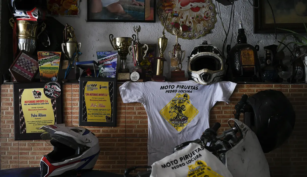 Di usia yang ke 33 tahun, Pedro Aldana sudah banyak mendapatkan penghargaan dalam kiprahnya sebagai freestyler. (Foto: AP/Matias Delacroix)