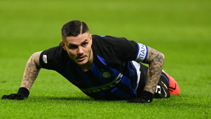 Penyerang Inter Milan, Mauro Icardi. (AFP/Miguel Medina)