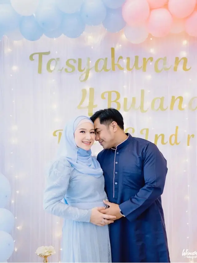 6 Momen Tasyakuran Kehamilan Istri Ustaz Riza Muhammad, Ungkap Jenis Kelamin Anak