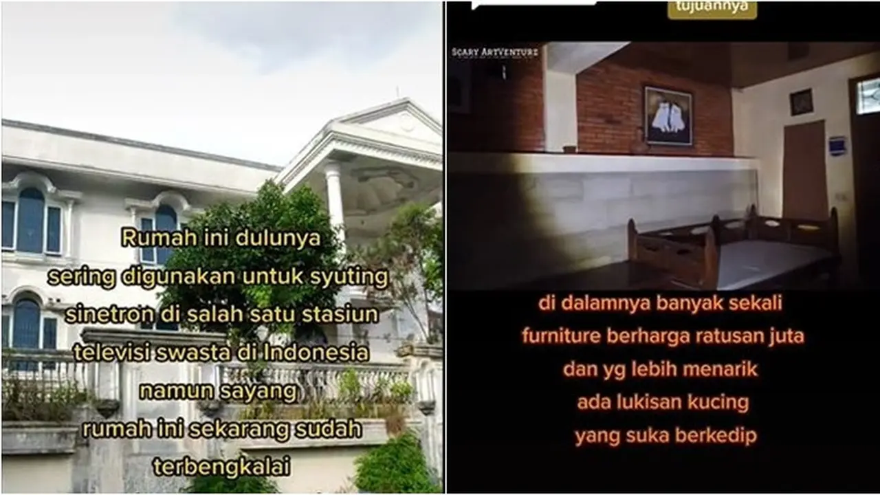 7 Potret Rumah Terbengkalai 10 Tahun di Jogja, Ada Lukisan Kucing Disebut Bisa Kedip