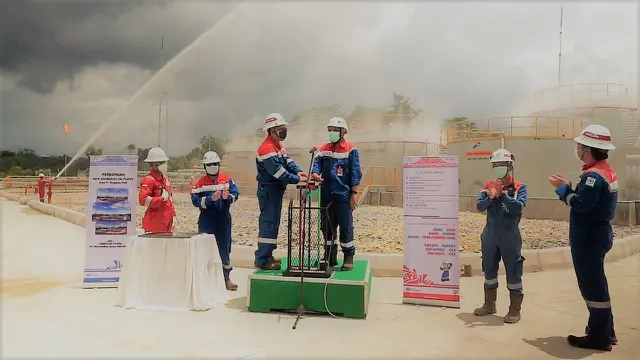 Fasilitas New Semberah Oil Plant di Pertamina EP Sangatta Field resmi beroperasi pada Rabu 6 Oktober 2021.
