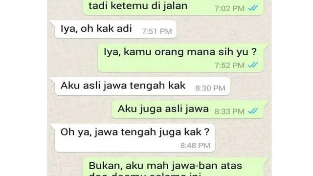 6 Chat Kocak Tanya Nama Ini Malah Ujungnya Bikin Kesal