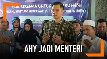 Disebut akan diangkat menteri di era pemerintahan Prabowo jika menang pemilu, AHY mengaku siap dan tetap fokus.
