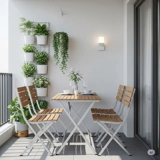 Model Teras Sederhana Minimalis ala Pinterest (Image by Gemini AI)