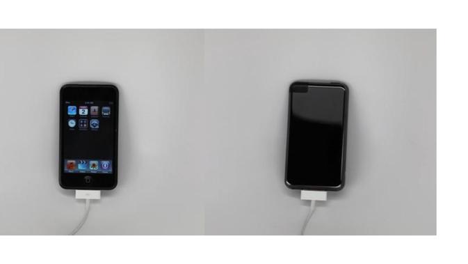 Prototipe iPod touch dengan balutan warna hitam. (Doc: Twitter/ @DongleBookPro)