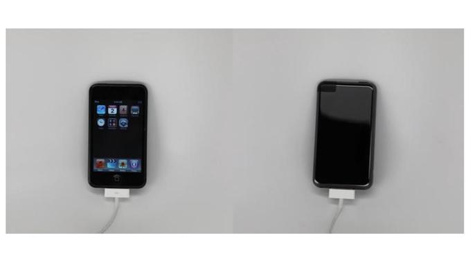 Prototipe iPod touch dengan balutan warna hitam. (Doc: Twitter/ @DongleBookPro)