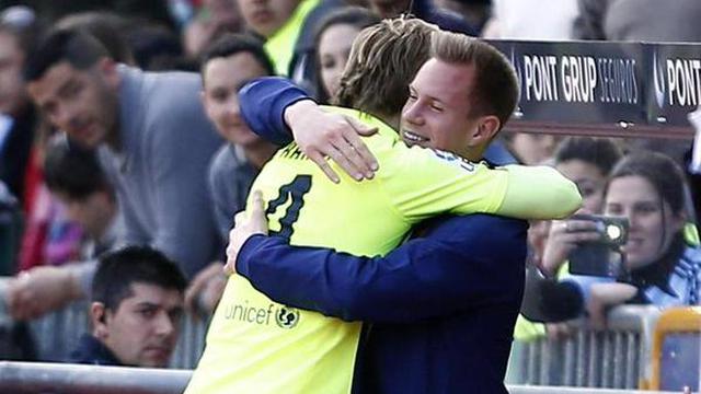 Alasan Rakitic Rayakan Gol Bersama Kiper Cadangan Barca (udah)