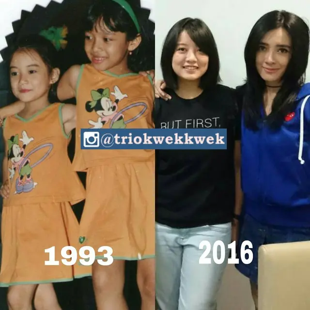 Ikut Senang Sahabat Hamil, Ini 6 Potret Lawas Persahabatan Leony dan Dea Ananda