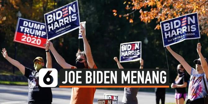 VIDEO: Menang di Pennsylvania, Joe Biden Jadi Presiden AS Ke-46
