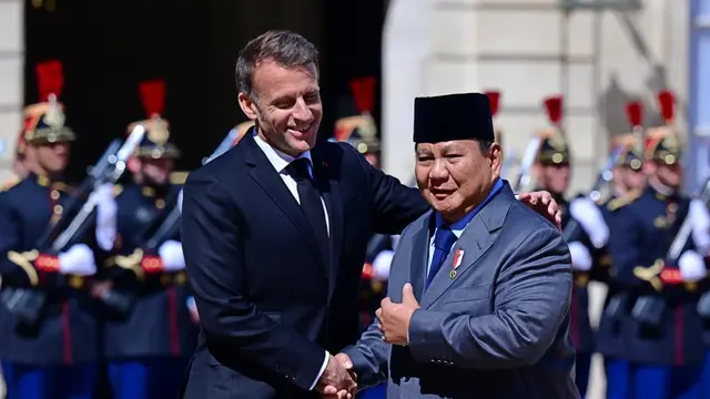 Prabowo dan Presiden Macron