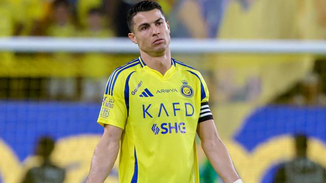 Cristiano Ronaldo saat kecewa bersama Al Nassr