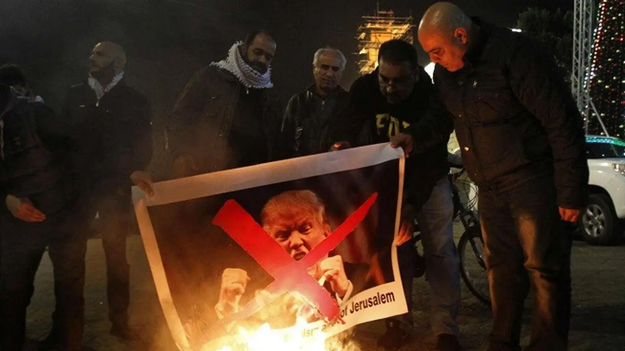 Demonstran Palestina