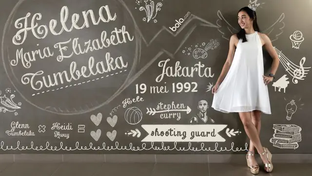 Basket Bentuk Karakter Pebasket Cantik Helena Tumbelaka