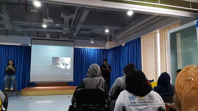 Pelatihan Workshop Mobile Journalism Disabilitas Tanpa Batas dalam rangka memperingati Hari Disabilitas Internasional dan peluncuran kanal Disabilitas Liputan6.com