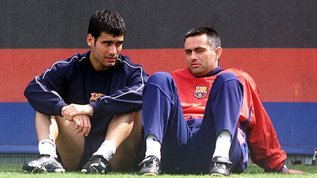 Jose Mourinho dan Pep Guardiola