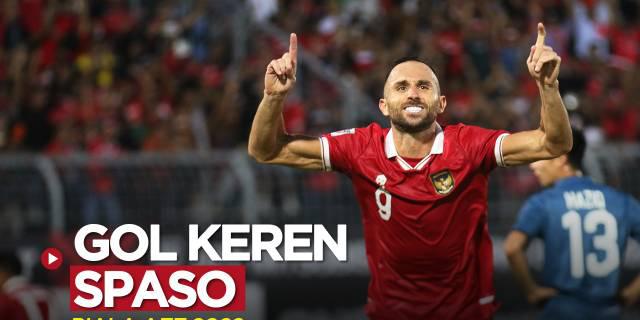 VIDEO: Gol Keren Striker Timnas Indonesia, Ilija Spasojevic di Piala AFF 2022